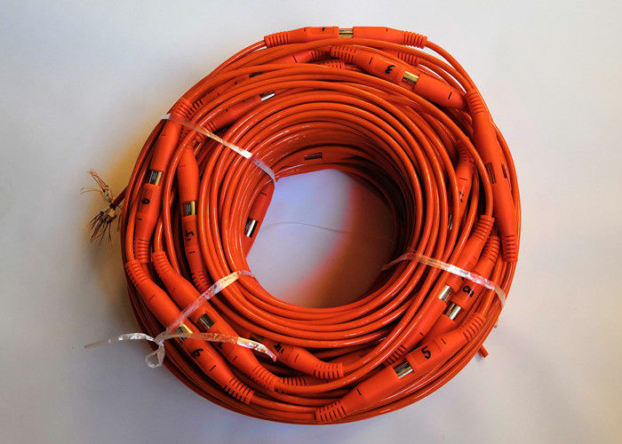 5 Meter sperrte das seismische umweltfreundliche Widerstandskraft-Kabel des Kabel-/32 Kanal