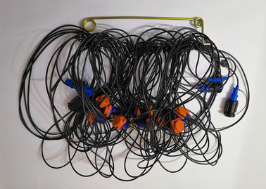 Qualität  SG10 Seismic Geophone String 10Hz With SH17-WCR-2M2F Connector Fabrik